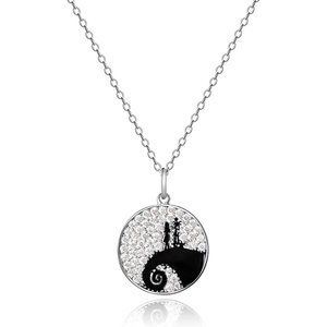 The Nightmare Before Christmas Womens Necklace 18-inch - Sterling Silver and Cub